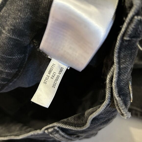 Madewell Perfect Vintage Jeans Black Denim Dark Wash Womens Size 24 High Rise - Picture 12 of 14